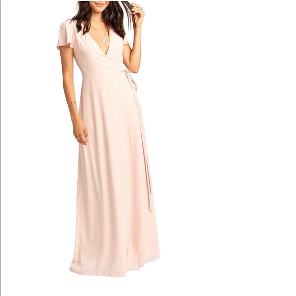 Show Me Your MuMu Dresses & Skirts - NWT Show Me Your Mumu Noelle Wrapdress dusty blush Show Me Your MuMu Dresses & Skirts - NWT Show Me Your Mumu Noelle Wrapdress dusty blush